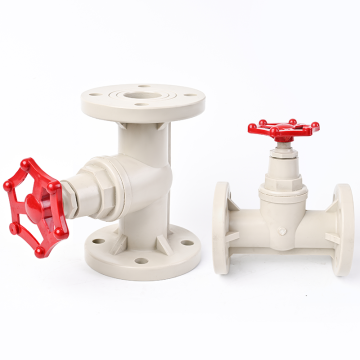 Globe Valve PPH Shut Off Valve For Water
