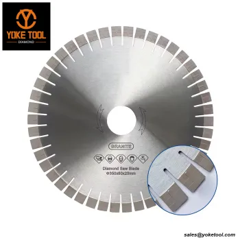 ISO 603 Granite Diamond Saw Blade Laser Welded 350x60x20mm