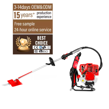 43cc Gasoline Engine Backpack Brush Cutter Trimmer Grass Cutting Machine
