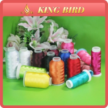 100% Viscose Rayon Filament Embroidery Bobbin Thread 120D