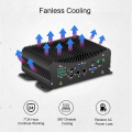 Intel Core i7 6 RS232 Mini PC sin ventilador