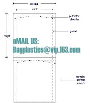 Garment Cover, Clear Poly Dry Cleaning Bags, disposable garment bags, Custom Poly Bags