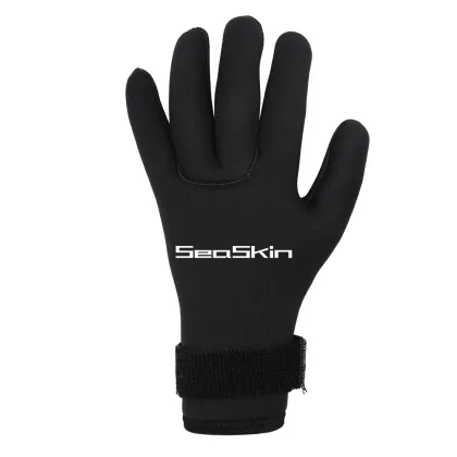 Seaskin Adult Neoprene Gloves Black 3mm Diving Gloves