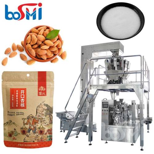 Rotary Premade Bag Filling Machine for Powder and Food Stand-Up Zipper Pouches