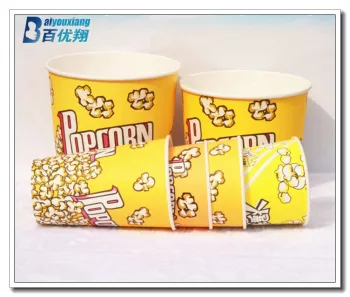 32oz Custom Logo popcorm packing disposable paper popcorn cup