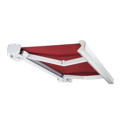 Electric Retractable Outdoor Awnings: Full Cassette Aluminum Window Awnings