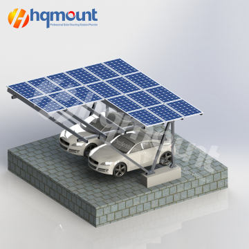 New Design Waterproof Solar Carport Garages with Aluminum Racking