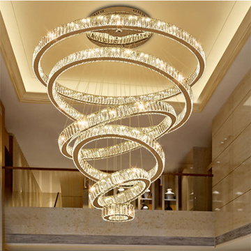 Nordic Modern Light Luxury Crystal Chandeliers for Dining Room and Bedroom