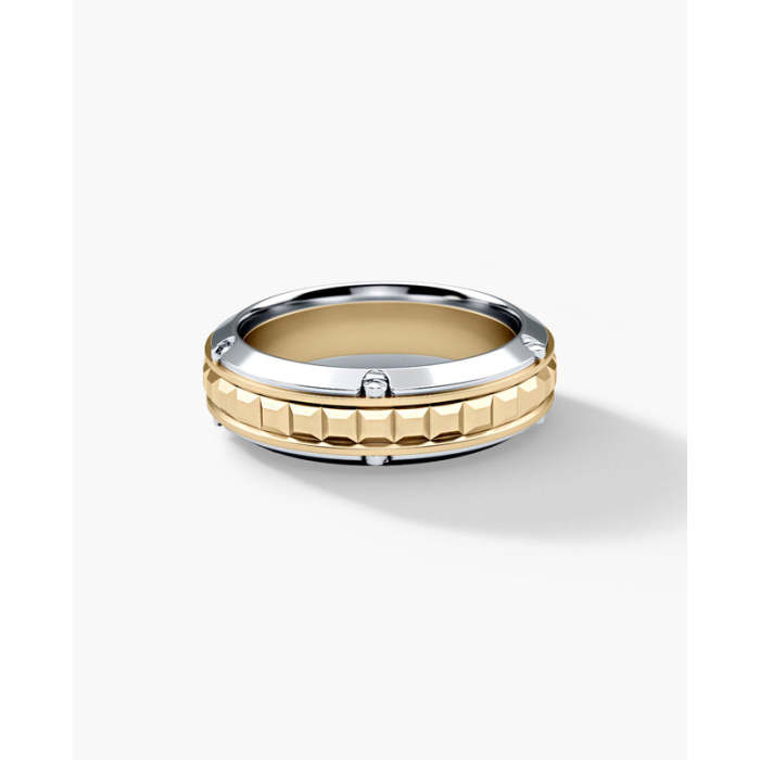 Anel masculino clássico em ouro rosa 18K