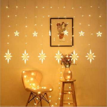 Fairy Ramadan Lamp: Colour Light LED Curtain for Room and Festival