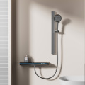 LED temperature control digital display shower head system