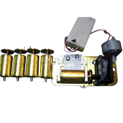 Interchangeable Songs Battery-operated Musical Movement 