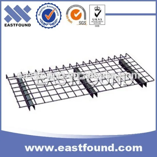 Powder Coated Pallet Rack Wire Decking For Step Beam Racking