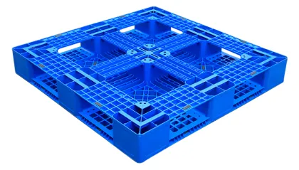 Six runners bottom support plastic pallet mould