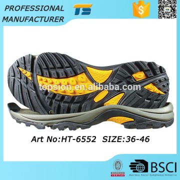 Outdoor Hiking Shoe Sole Non-slip Folding Shoe Soles Recycled Rubber Sole