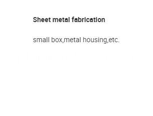 sheet metal fabrication