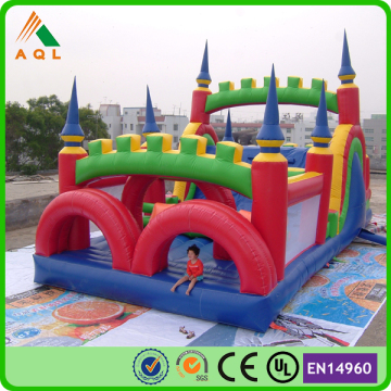 Durable commercial kids obstacle course equipment/ inflatable obstacle course