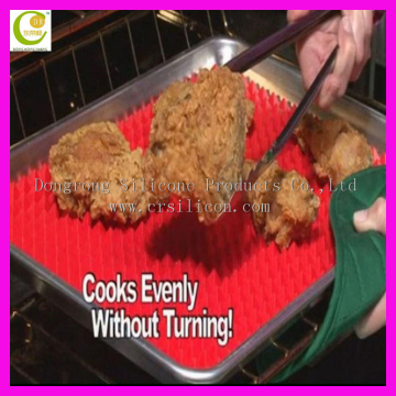 Fat reducing silicone bakeware rolling mat, silicone cake baking mat, silicone non-stick low fat baking mat