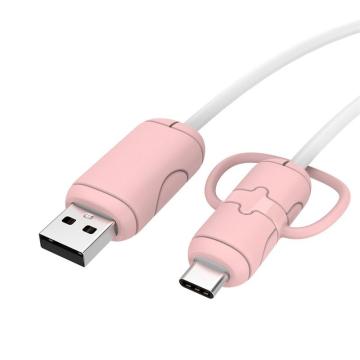 New Cartoon-Bite Design USB Line Organizer: Protects and Stores Android Cables, Suitable for Port C Cable and Charger