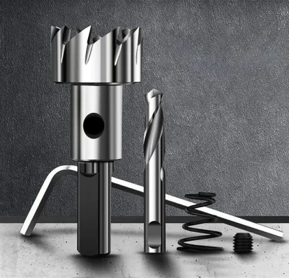 Non-slip Triangle Handle Hole Saw Drill Bits for Metal Drilling: HSS6542