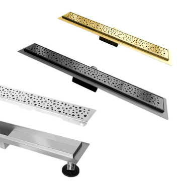 Pasar UE Menyikat Stainless Steel Long Linear Shower Drain Freater untuk Perangkat Keras Hotel dan Kamar Mandi Rumah