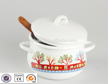 enamel cookware enamel casserole set wholesale kitchenware flower casserole