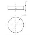 PZT Disque en céramique piézoélectrique