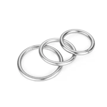 Marine Grade Stainless Steel Oval O Rings: 15mm to 150mm Welded Round O-Rings