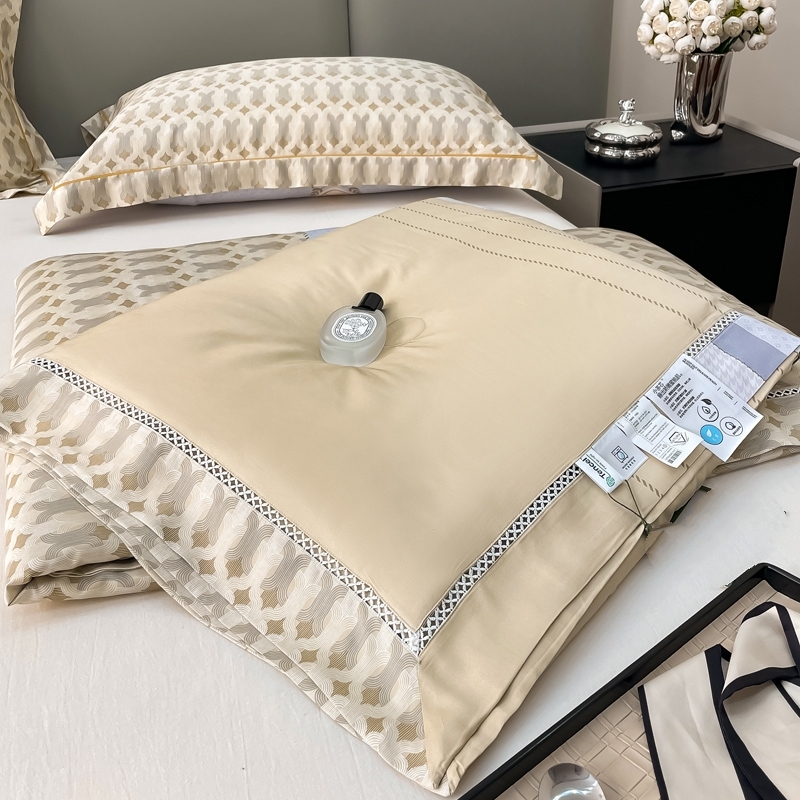 Pigment Printed Stripe Design Modal Bedding Set
