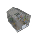 PC Sheet Greenhouse Garden Aluminium Garden Greenhouse