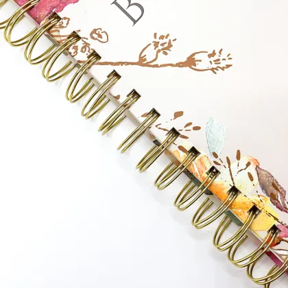 Personalized Watercolor Workbook with Botanicals and Perforated Pages