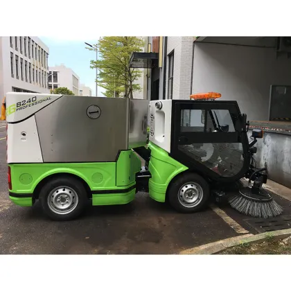 Small Electric Road Sweeper for Indoor and Outdoor Use