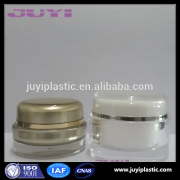 Plastic cream empty jar round acrylic cosmetic jar