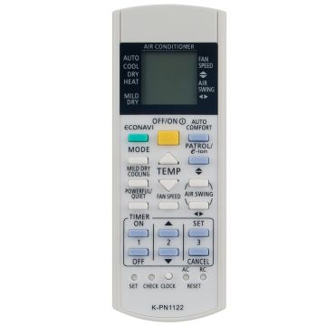 Controllo telecomando K-PN1122 per condizionatore d'aria AC Panasonic KL-PN1128 CS-PA18NKS