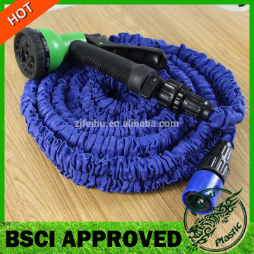 7.5M/15M/22.5M/30M Garden hose Stretched hose watering Blue/Green Magic Expandable Garden Supplies Water Hose with Spray Gun