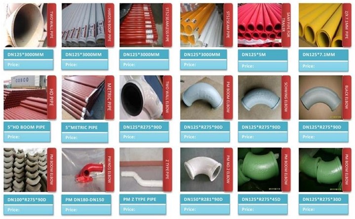 High Wear Resistant Pm Concrete Pump Steel Pipe (CZIC GROUP-PUMP PARTS)