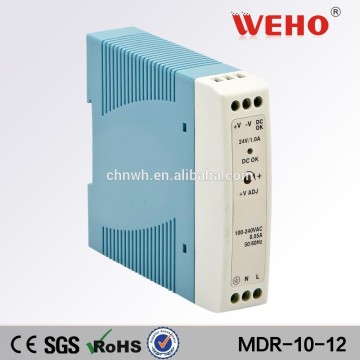 MDR 10w 12v 5a dinrail mode power supply ac 85~264v to 20w 12v dc power supply