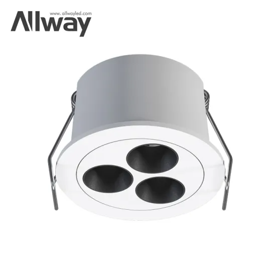 ALLWAY Wide Illumination Mini European Style LED Spotlight Lamps - 6W & 12W Downlight