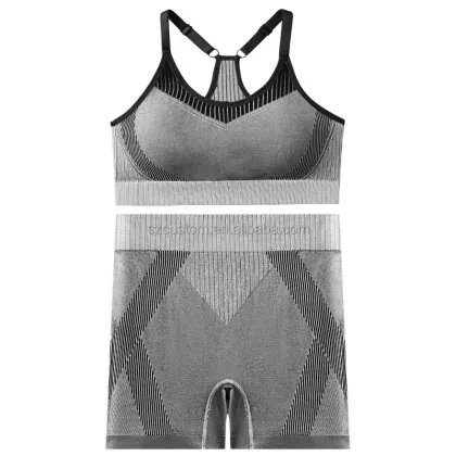 Women's Sports Bra and Briefs Set - Sexy Push-Up Sport Underwear