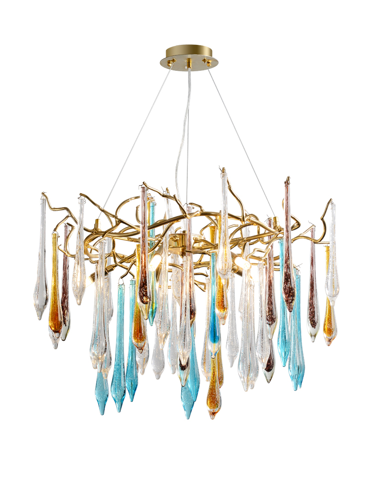 Colorful Beaded Commercial Chandeliers
