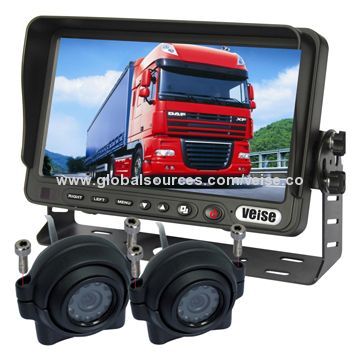 Transportation Truck Vision Solution with Digital TFT LCD Monitor/Waterproof CCD Reversing Cameras