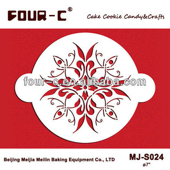 French Medallion Sugarcraft Stencil Cake Decor and Design Stencils