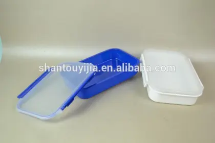 2016 hot sale transparent lunch box with lock