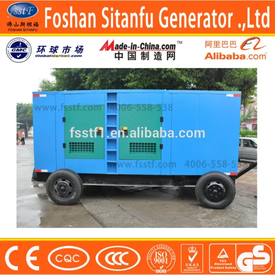 300kw/375kva trailer Silent Diesel Generator Price