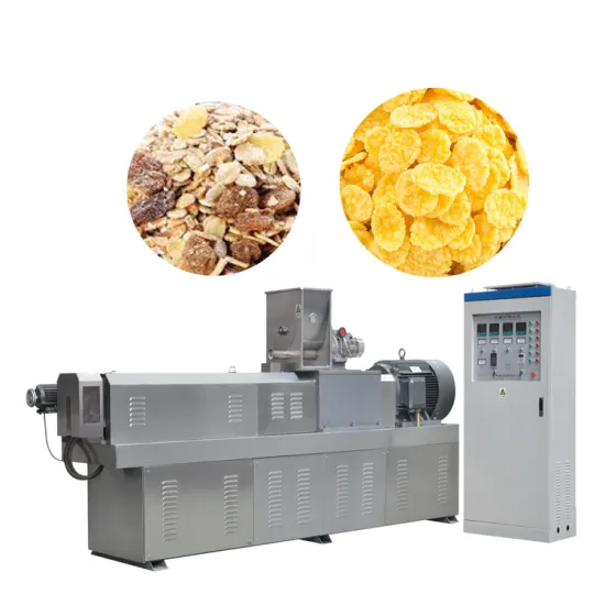 High-Capacity Maize Flake and Breakfast Cereal Production Line Using Twin Screw Extruder