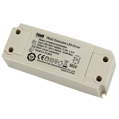 Controlador LED triac-dali TUV / UL 20W para downlights