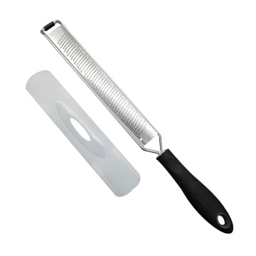 Stainless Steel Lemon Zester & Cheese Grater - Heavy Duty Vegetable Grater