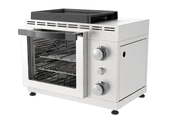 Stainless Steel Gas Steak & Pizza Maker