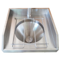 Stainless steel medical slop hopper