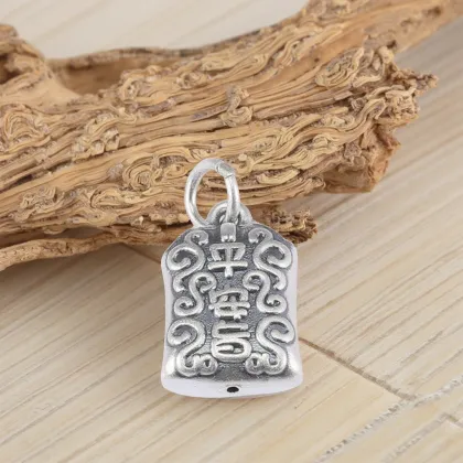 3D Hard Silver 925 Foot Talisman Pendant - DIY Handmade Necklace